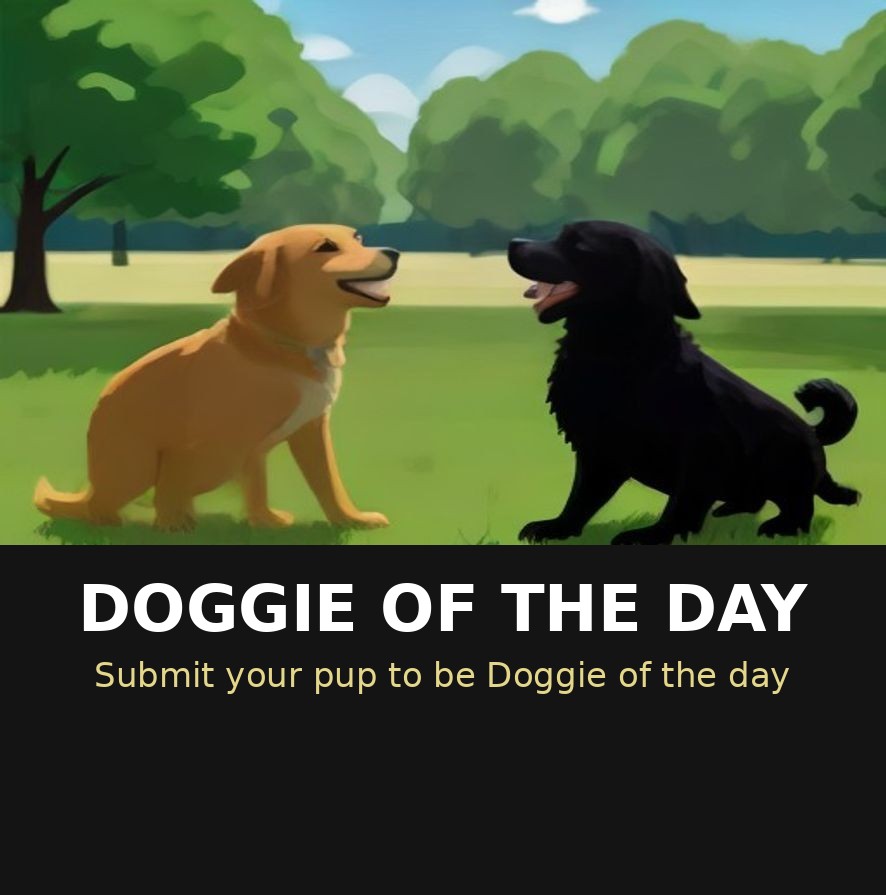 Doggie of the day — submit your pup